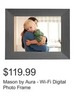 Costco Mason by Aura - Wi-Fi Digital Photo Frame offer