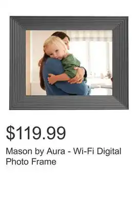 Costco Mason by Aura - Wi-Fi Digital Photo Frame offer