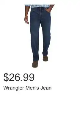 Costco Wrangler Men's Jean offer