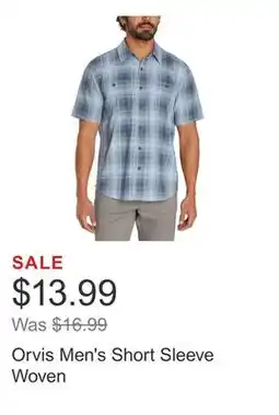 Costco Orvis Men's Short Sleeve Woven offer