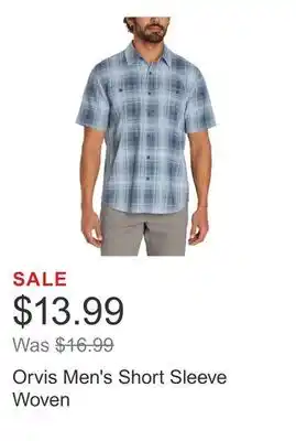 Costco Orvis Men's Short Sleeve Woven offer