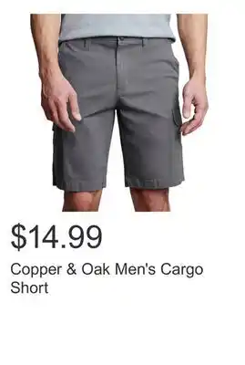 Costco Copper & Oak Men's Cargo Short offer