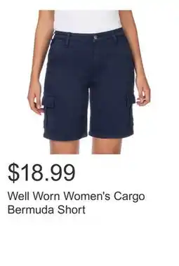 Costco Well Worn Women's Cargo Bermuda Short offer