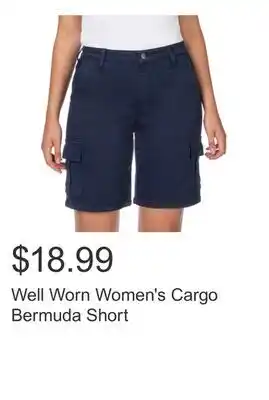 Costco Well Worn Women's Cargo Bermuda Short offer