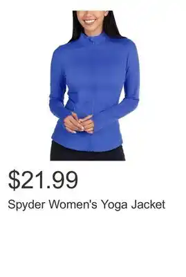 Costco Spyder Women's Yoga Jacket offer