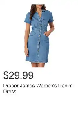 Costco Draper James Women's Denim Dress offer