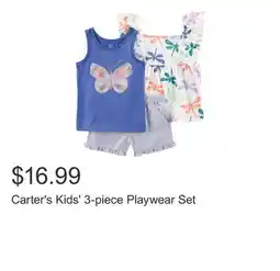 Costco Carter's Kids' 3-piece Playwear Set offer