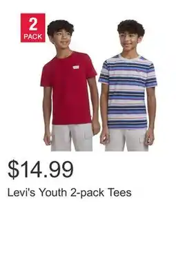 Costco Levi's Youth 2-pack Tees offer