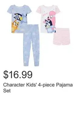 Costco Character Kids' 4-piece Pajama Set offer