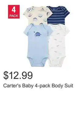Costco Carter's Baby 4-pack Body Suit offer