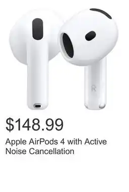 Costco Apple AirPods 4 with Active Noise Cancellation offer