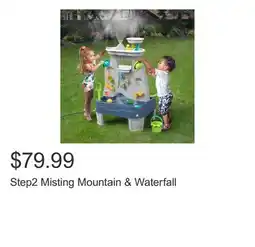 Costco Step2 Misting Mountain & Waterfall offer
