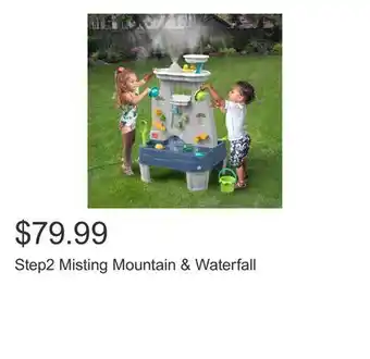 Costco Step2 Misting Mountain & Waterfall offer