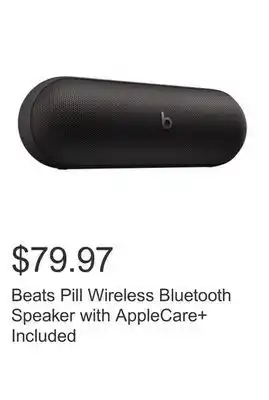 Costco Beats Pill Wireless Bluetooth Speaker with AppleCare+ Included offer