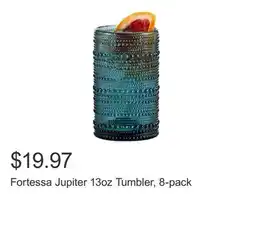 Costco Fortessa Jupiter 13oz Tumbler, 8-pack offer
