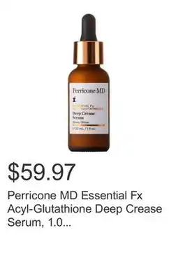 Costco Perricone MD Essential Fx Acyl-Glutathione Deep Crease Serum, 1.0 fl oz offer