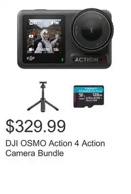 Costco DJI OSMO Action 4 Action Camera Bundle offer