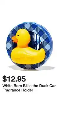 Bath & Body Works White Barn Billie the Duck Car Fragrance Holder offer