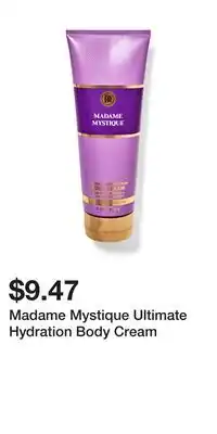 Bath & Body Works Madame Mystique Ultimate Hydration Body Cream offer