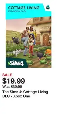 Game Stop The Sims 4: Cottage Living DLC - Xbox One offer