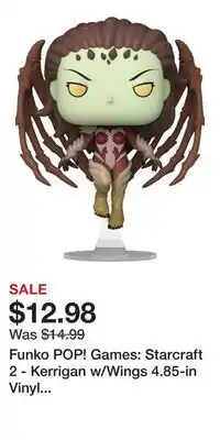 Game Stop Funko POP! Games: Starcraft 2 - Kerrigan w/Wings 4.85-in Vinyl Figure GameStop Exclusive offer