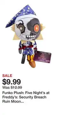 Game Stop Funko Plush: Five Night's at Freddy's: Security Breach Ruin Moon 7-in Plush offer