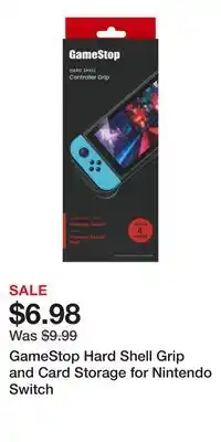 Game Stop GameStop Hard Shell Grip and Card Storage for Nintendo Switch offer