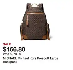 Belk MICHAEL Michael Kors Prescott Large Backpack offer