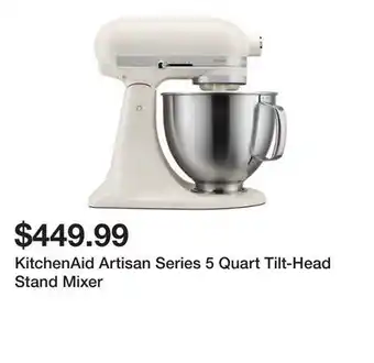 Belk KitchenAid Artisan Series 5 Quart Tilt-Head Stand Mixer offer