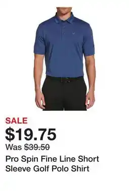 Belk Pro Spin Fine Line Short Sleeve Golf Polo Shirt offer