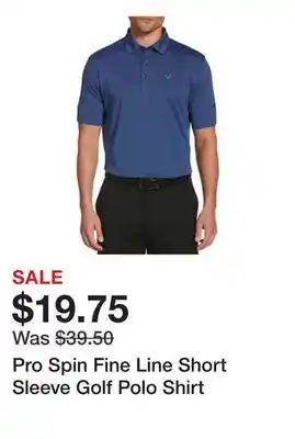 Belk Pro Spin Fine Line Short Sleeve Golf Polo Shirt offer