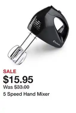 Belk 5 Speed Hand Mixer offer