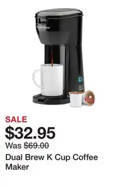 Belk Dual Brew K Cup Coffee Maker offer