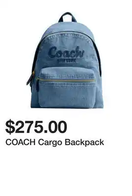 Belk COACH Cargo Backpack offer