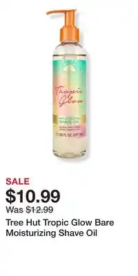 Ulta Beauty Tree Hut Tropic Glow Bare Moisturizing Shave Oil offer