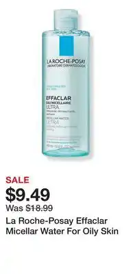 Ulta Beauty La Roche-Posay Effaclar Micellar Water For Oily Skin offer