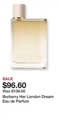 Ulta Beauty Burberry Her London Dream Eau de Parfum offer