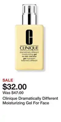 Ulta Beauty Clinique Dramatically Different Moisturizing Gel For Face offer