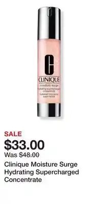 Ulta Beauty Clinique Moisture Surge Hydrating Supercharged Concentrate offer