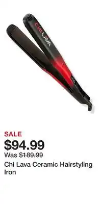 Ulta Beauty Chi Lava Ceramic Hairstyling Iron offer