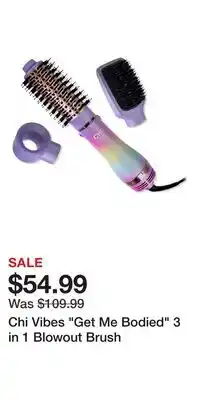 Ulta Beauty Chi Vibes Get Me Bodied 3 in 1 Blowout Brush offer