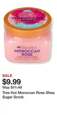 Ulta Beauty Tree Hut Moroccan Rose Shea Sugar Scrub offer