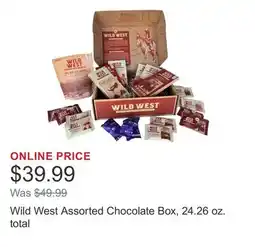 Costco Wild West Assorted Chocolate Box, 24.26 oz. total offer