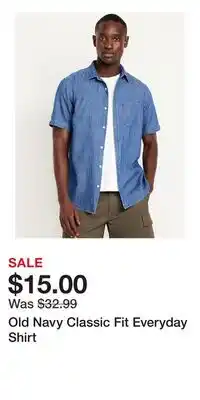 Old Navy Old Navy Classic Fit Everyday Shirt offer