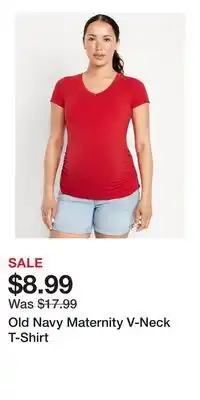 Old Navy Old Navy Maternity V-Neck T-Shirt offer