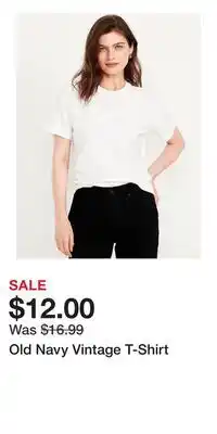 Old Navy Old Navy Vintage T-Shirt offer