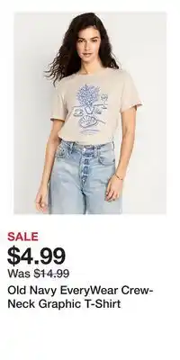 Old Navy Old Navy EveryWear Crew-Neck Graphic T-Shirt offer