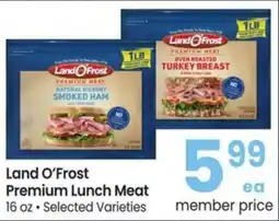 Albertsons Land o'frost premium lunch meat offer