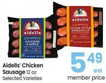 Albertsons Aidells chicken sausage offer