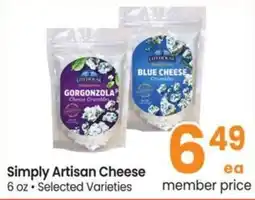 Albertsons Simply artisan cheese offer